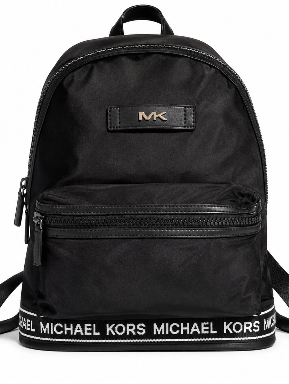 authentic Michael Kors nylon backpack with logo webbing